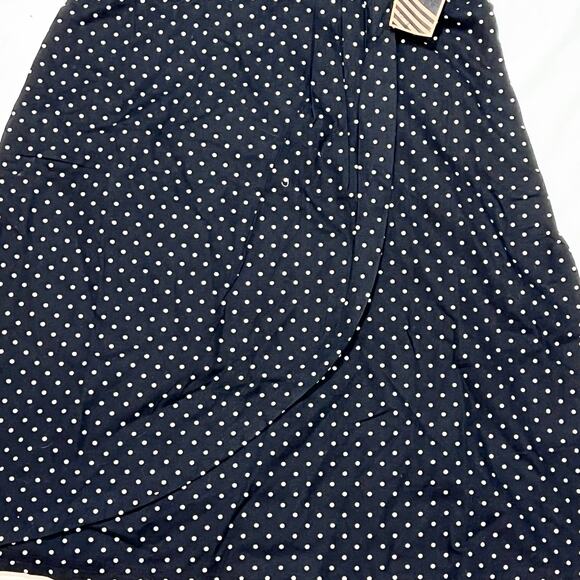 Vans Cherry Strapless Dress Junior Small Black White Polka Dot Flare Midi New - Picture 3 of 9
